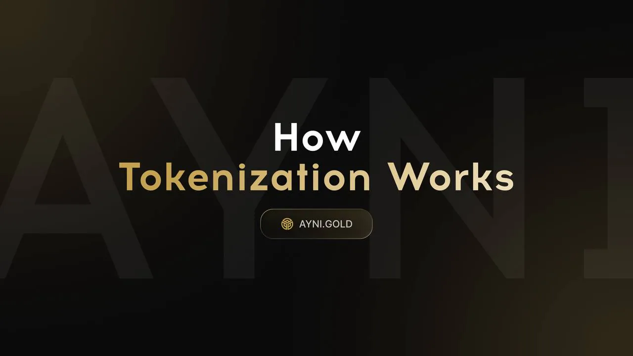 Blockchain and tokenization concept for converting real-world assets into digital tokens.